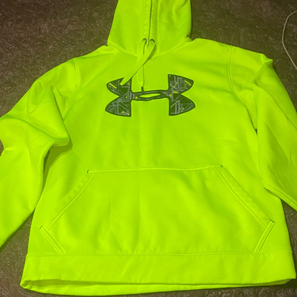 Under Armour Kids Neon Lime Pullover Hoodie